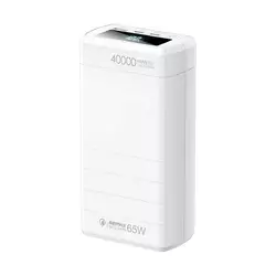 PowerBank Remax 40000 mah 65W Amblight Павербанк із швидкою зарядкою QC3.0 PD3.0 для ноутбука телефону + кабель